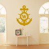 Anchor with Customized Monogram 